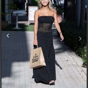 Cotton Natural Black dress